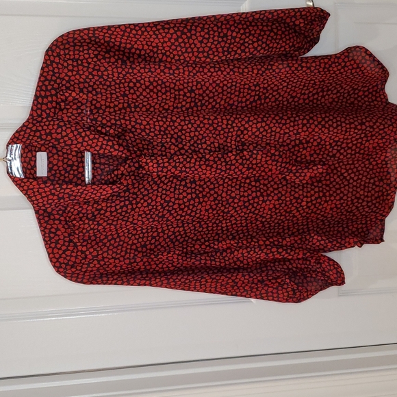 ❤❤❤ Valentine's Heart Romantic Blouse! NWOT Size Small ❤❤❤ - Picture 15 of 16